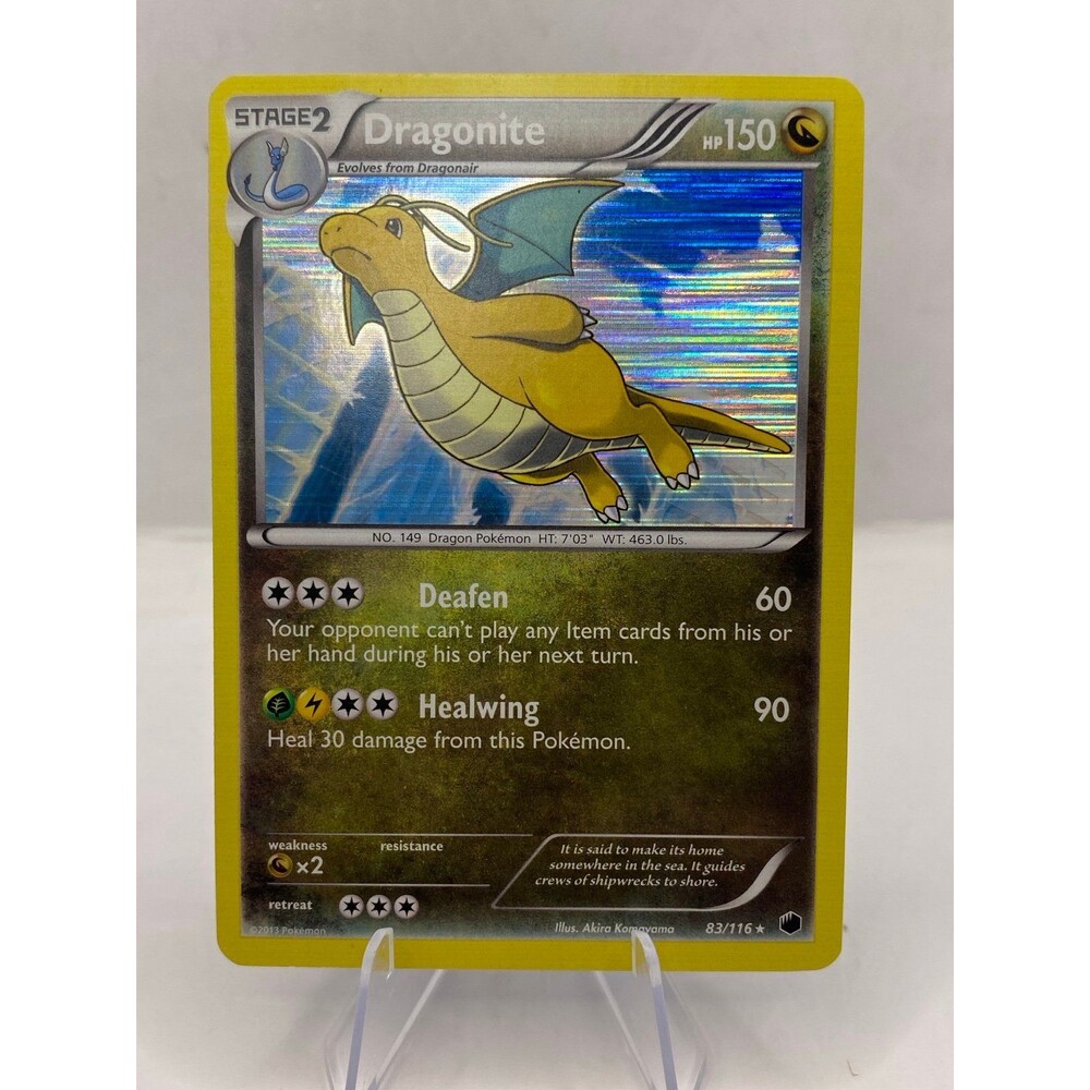 Dragonite 83/116 Holo Rare Plasma Freeze Pokemon